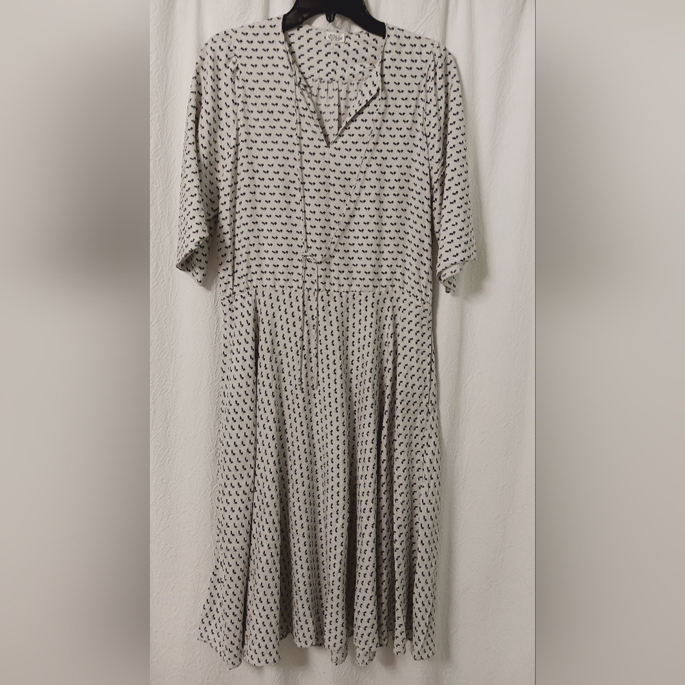 100% Silk Patterned Pull-on With Pockets